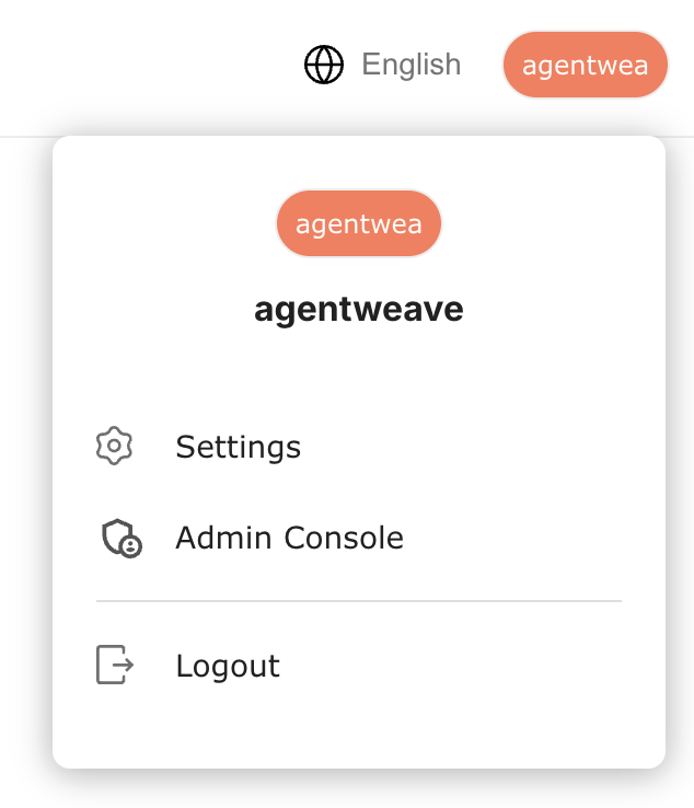 Open the Admin Console