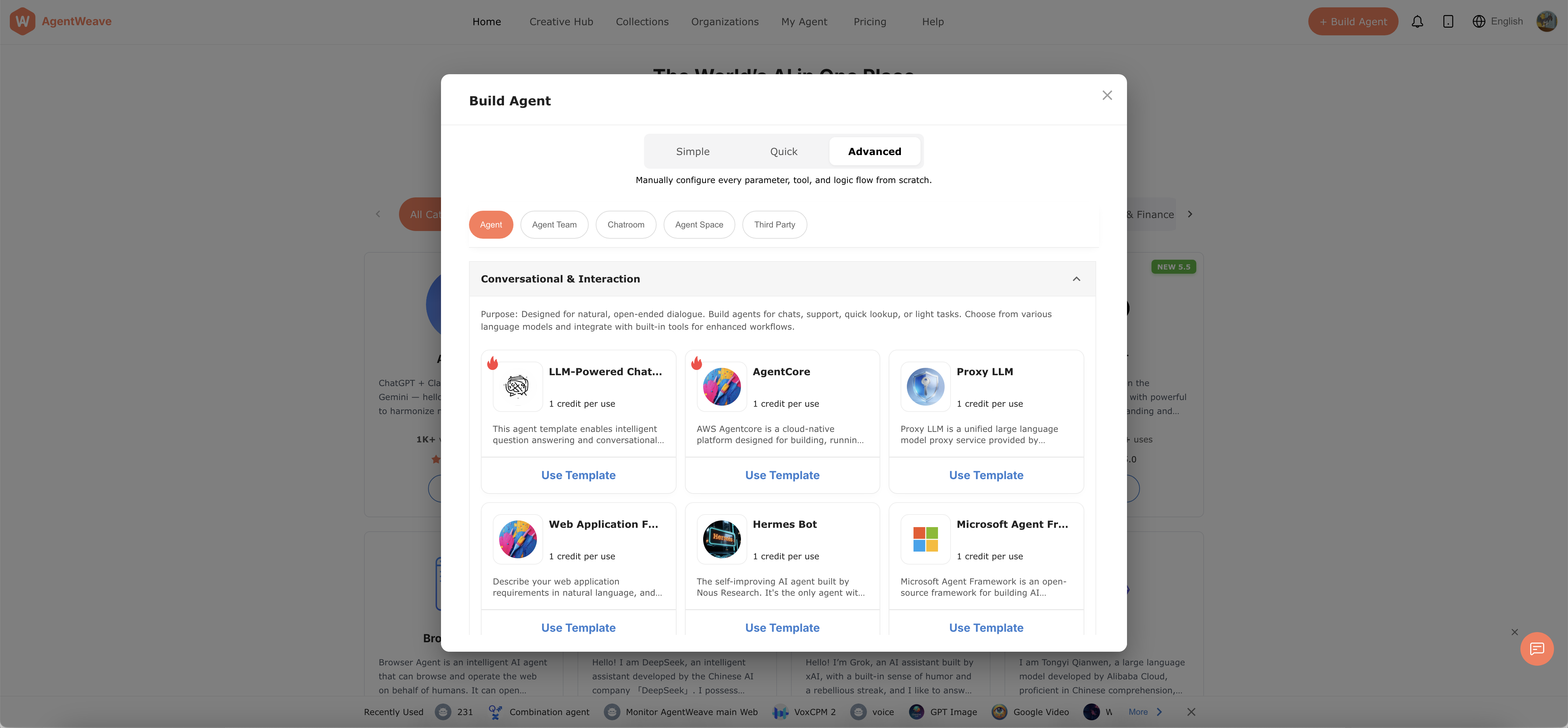build agent